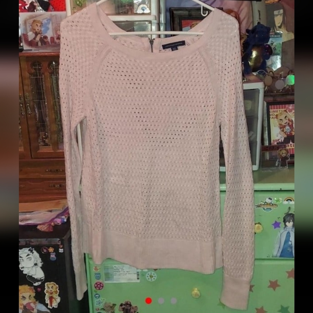 Baby pink knit sweater